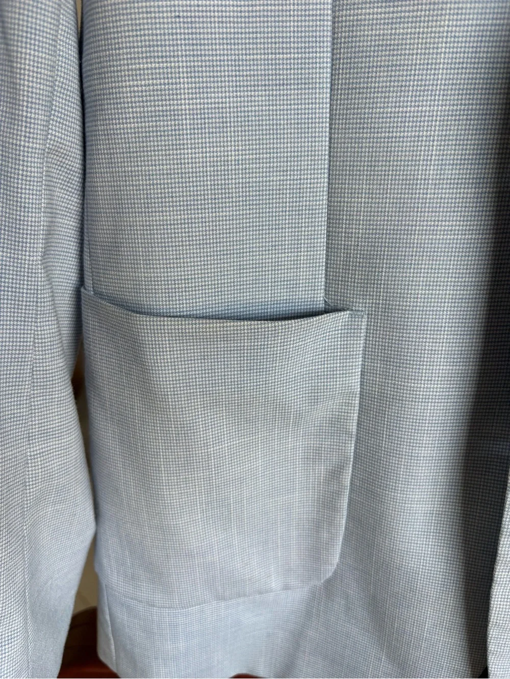 h&m Men's Blue Mariano Slim Two-Button Sport Coat Jacket Suit Size 38r